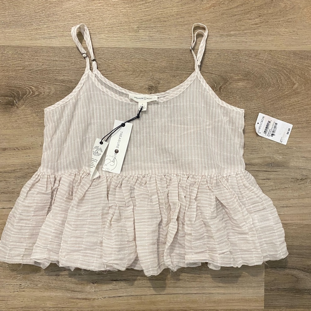 new with tags tang top